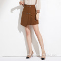 A-line High Waist Short Skirt Women Causal Dress